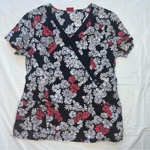 DICKIES Nursing Nurses Uniform Scrubs Scrub Top S